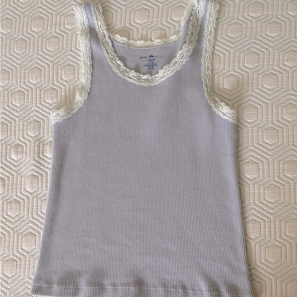 brandy meville lace tank top